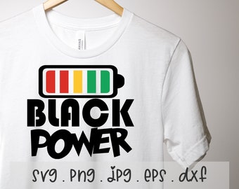 ブラックパワーSVG：黒人歴史月間プライドデザイン（商用利用）