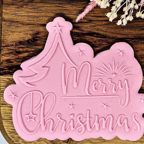 Christmas Tree Popup Embosser Cookie Biscuit Stamp Fondant Etsy