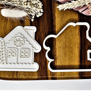 Gingerbread House Cookie Cutter Stamp image 2