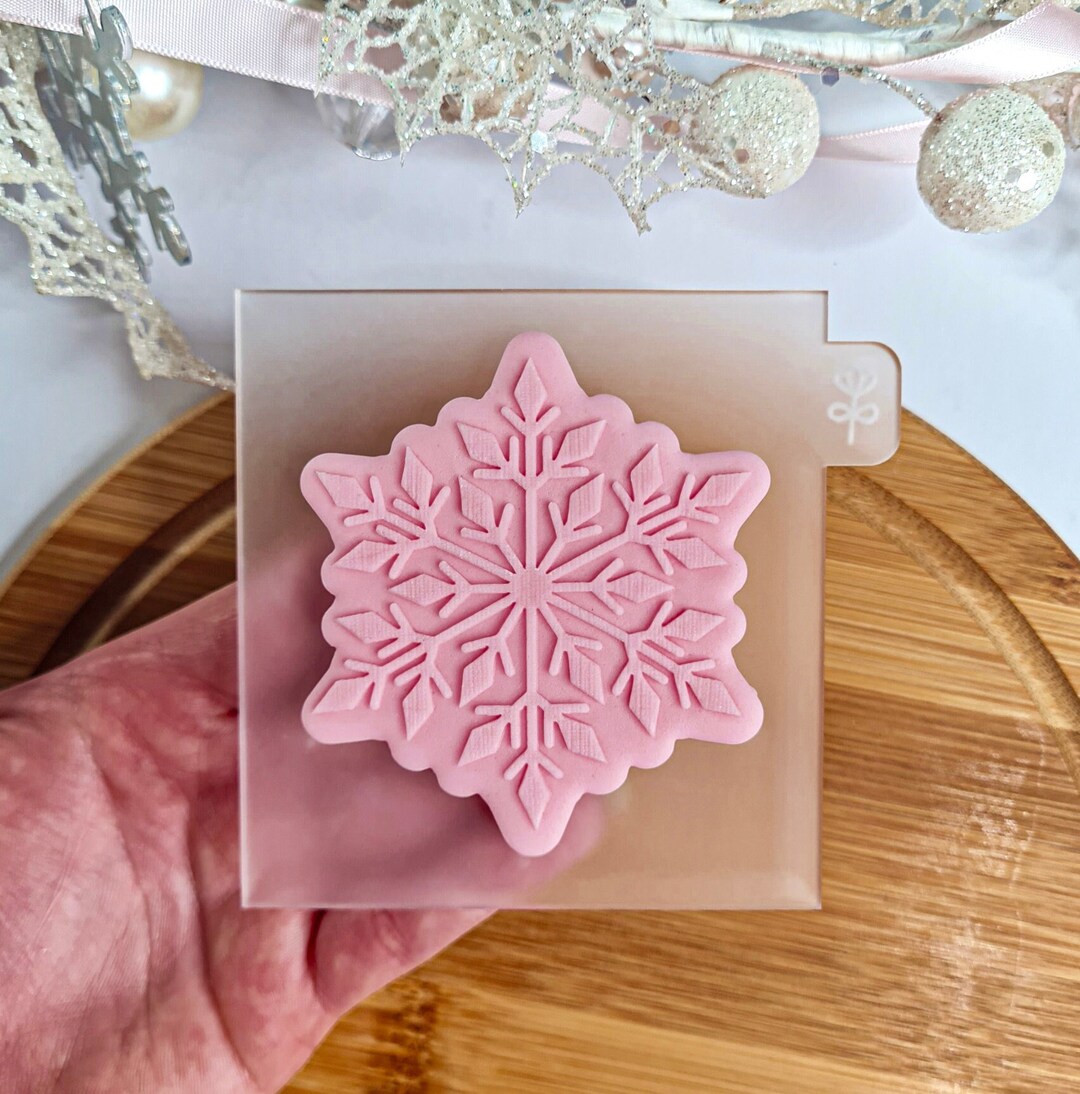Snowflakes Cookie Cutter Embosser - Etsy