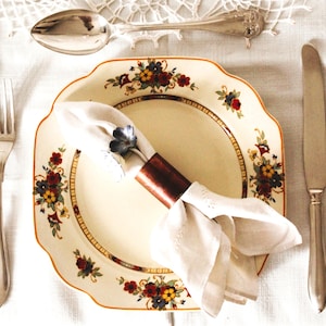 Antique Adams England Plate: Royal Ivory Titian Ware, 1930s Vintage Dinnerware