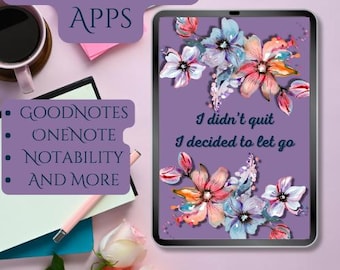 4 week Digital Journal for Building Boundaries| Instant Download for Ipad Android Goodnotes Notability| Digital Self-Care Journal|