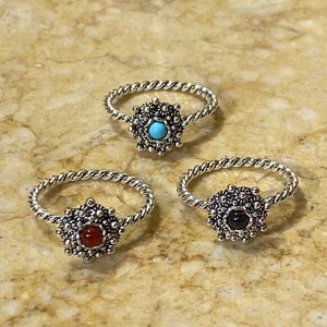 Fede Sarda Artigianale Argento - TRECCIA FIORE - Filigrana Sarda - Gioielli made in Italy - Sardegna Gioielli Tradizionali Originali