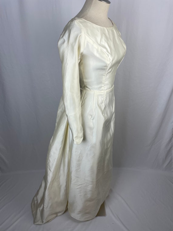 Vintage 1960s Ivory Wedding Dress Extra Small - image 7