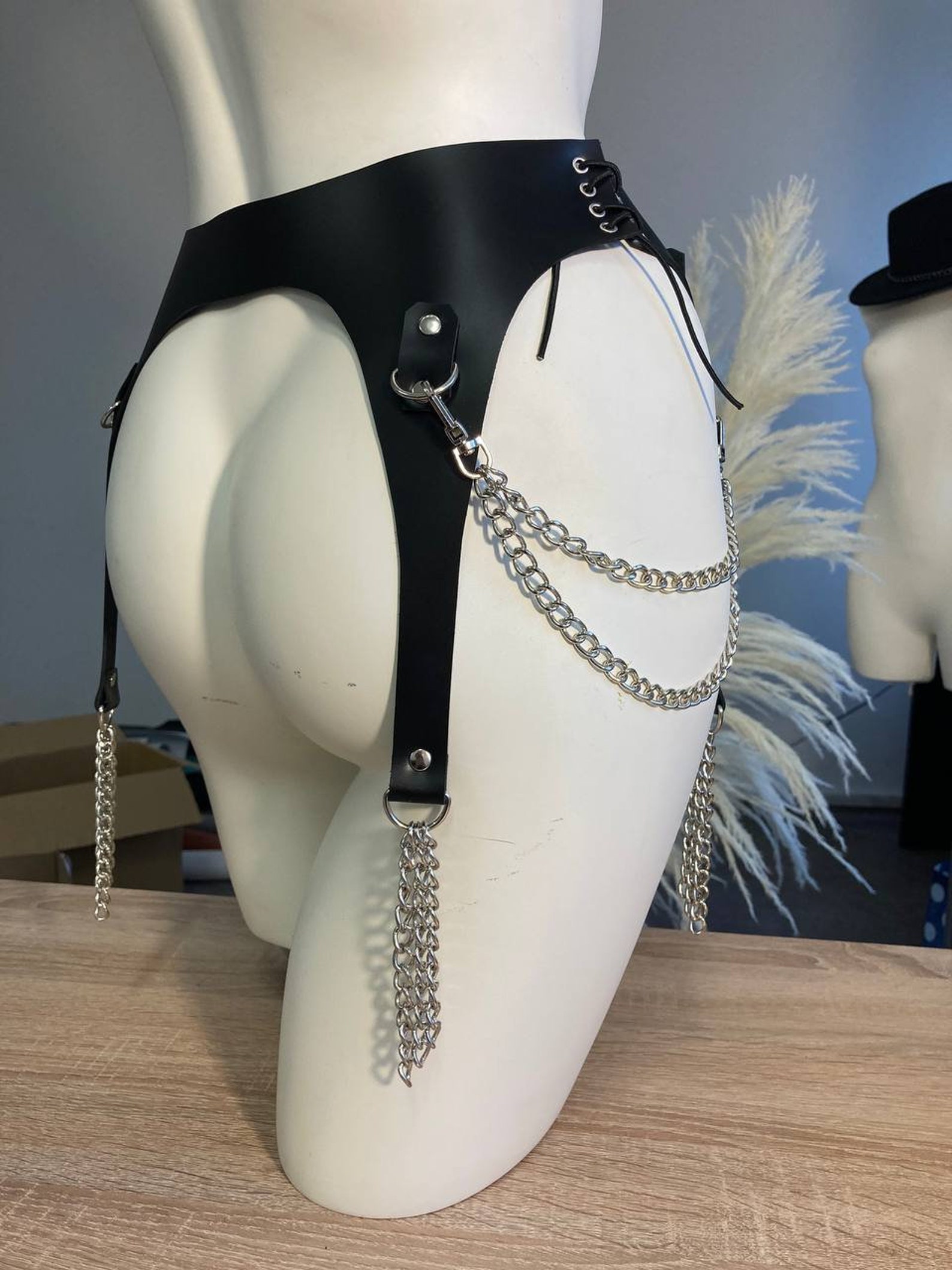 garter belt with corset