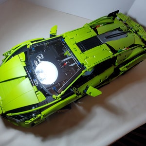 Custom Acrylic Windows for Lego Technic Lamborghini Sian 42115