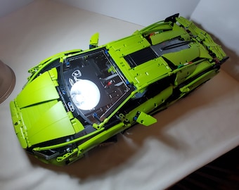 Custom Acrylic Windows for Lego Technic Lamborghini Sian 42115