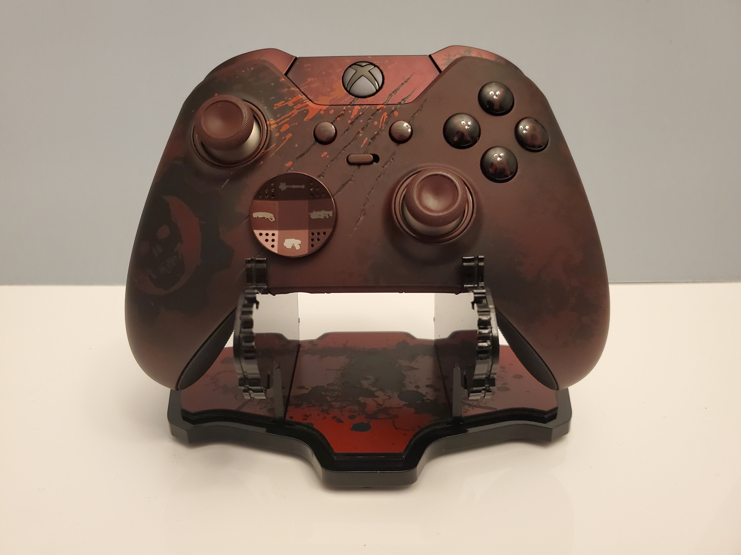 Gears Themed Custom Controller Stand for Xbox Elite Controller Etsy