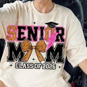 Senior Mom 2026 PNG: Graduation Design (Digital Download