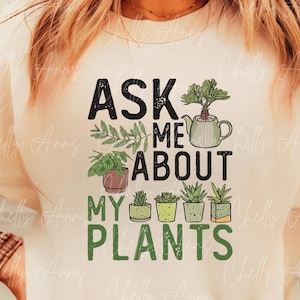 Ask Me About PNG, Trendy Plant Design, Soft Girl Aesthetic, Popular Plant PNG, Plants over People, Thriving Green Leaf Designs, Plant PNG