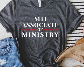 MII Associate Of Ministry Unisex Jersey Short Sleeve Tee | Student Shirt | Graduation Gift