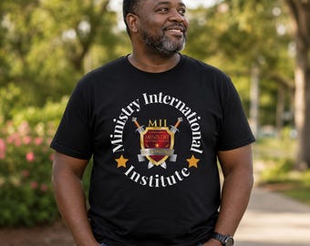 Ministry International Institute with Shield | Bible Institute Student Shirt | Graduation Gift