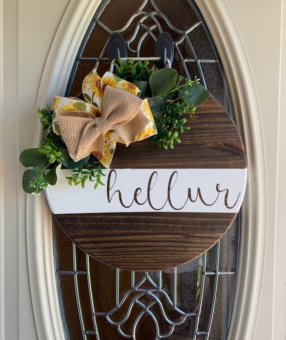 Hellur Door Hanger Summer Door Hanger Sunflowers Home Decor Etsy