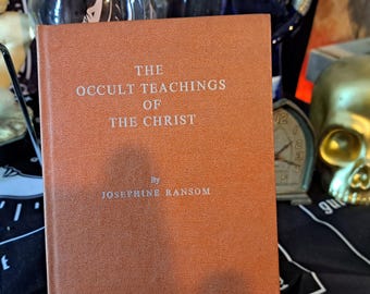 THEOSOPHY Vintage First Edition The Occult Teachings of The Christ as according to the  Secret Doctrine