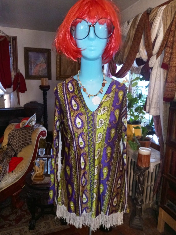 Authentic vintage 1960s-1970s Psychedelic tripped… - image 7
