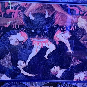 New 16x20 devil demon in Hell framed print