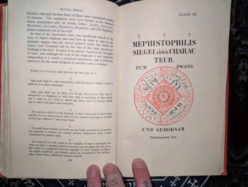 First Edition Ritual Magic hardback book E.M Butler. bild 12