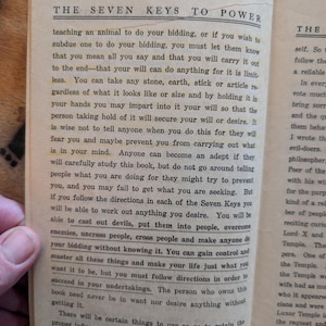 1938 The 7 Seven Keys to Power The Master's Book Profound Esoteric Law Revised First Edition PB image 6
