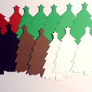 Magical Holiday Tree Stanzen-Set von 12 - Perfekt für Scrapbooking, Kartenherstellung und DIY-Handwerk