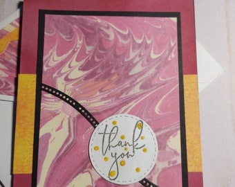 Thank you card handmade, give thanks card, appreciation card, card to say thank you