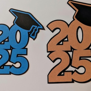 Troqueles de graduación 2025, decoración de graduación, suministros para graduaciones, decoraciones para mesas de graduación