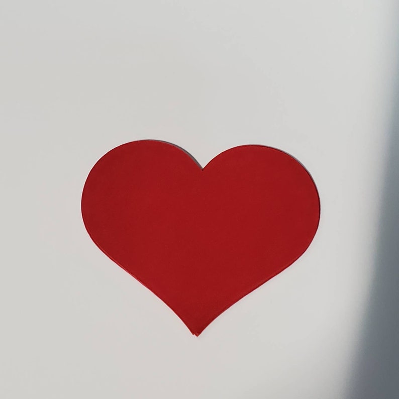 30 Cardstock Heart Blanks, Multiple Colors and Sizes, Paper Hearts, Valentines Hearts, Die Cut