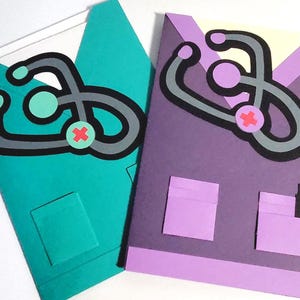 Nurse card, doctor card, scrub card, medical professional card