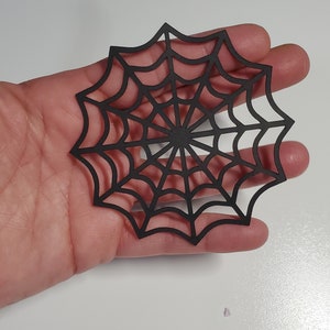 Cardstock Spider Web Set - 20 Halloween Die Cuts in Multiple Sizes for Creepy Decorations and Crafts