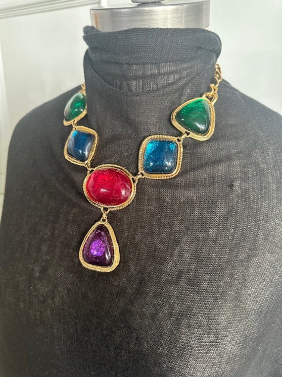 1990s Kenneth Jay Lane Signed for Avon Chunky Jew… - image 8