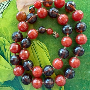 40'svintage1940年代アンティーク、OLDプラスティック製ネックレス 1940s Plastic Jewelry - Etsy