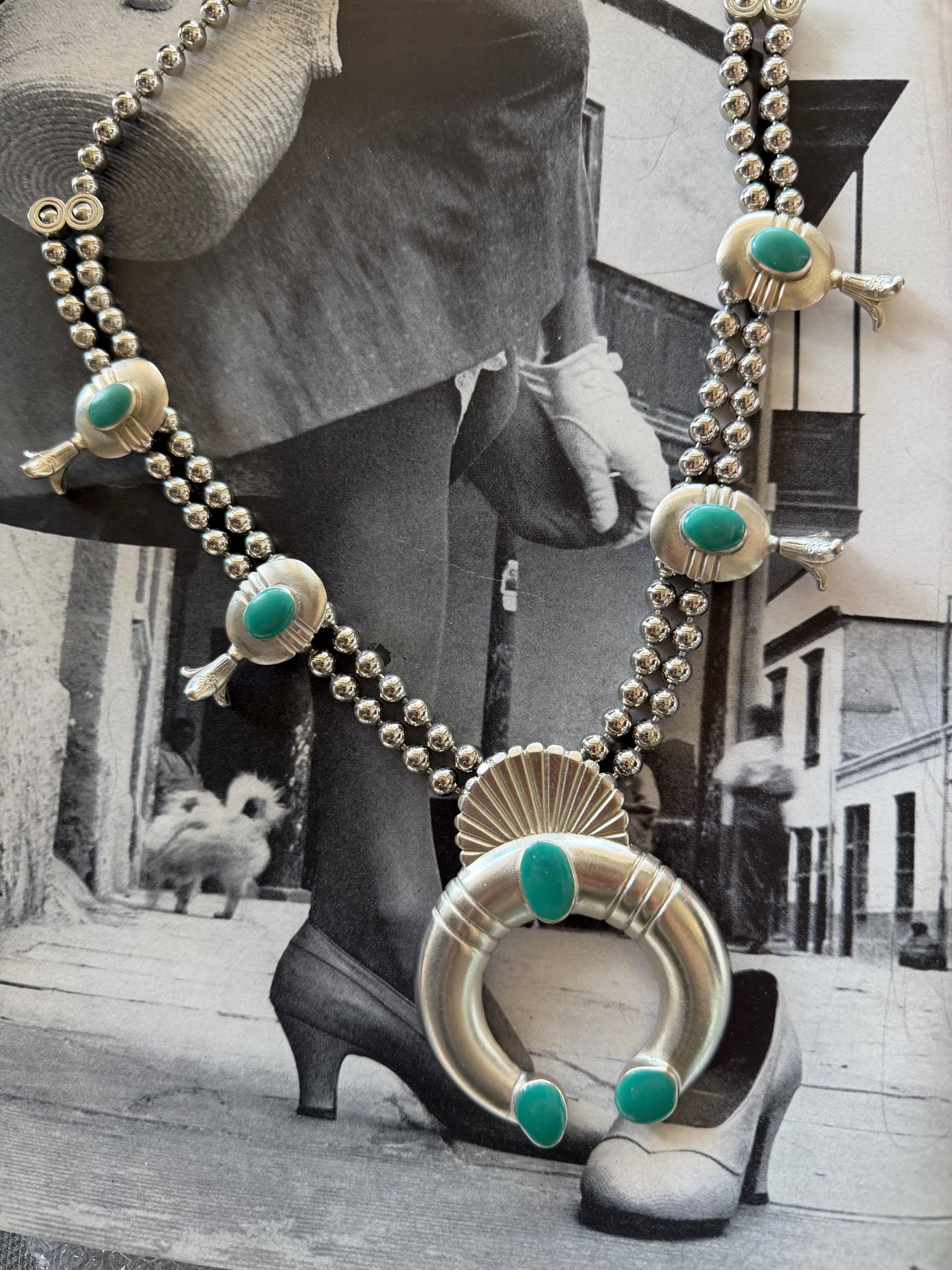 Kenneth Jay Lane Turquoise Necklace - Etsy display picture 2