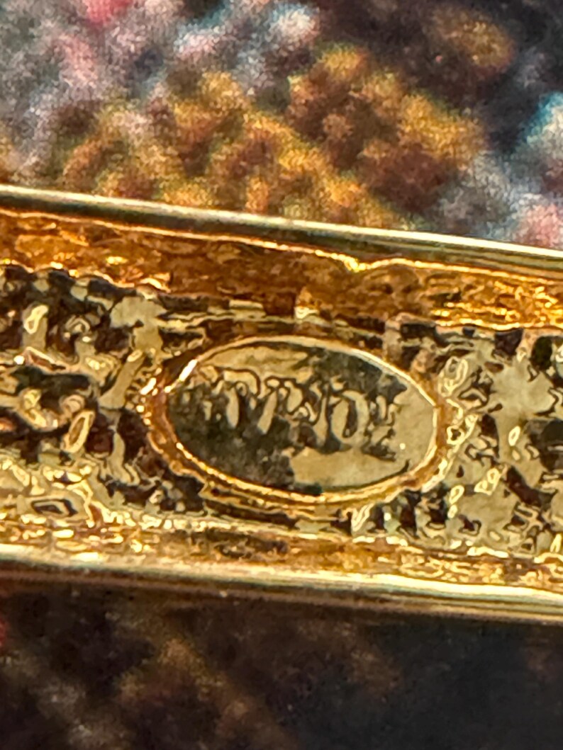 1980s Monet Signed Large Alphabet Letter L Initial Pin Vintage Gold ...