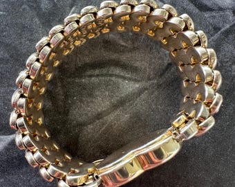 1940s Sweetheart Expansion Bracelet Pitman Keeler Signed Vintage