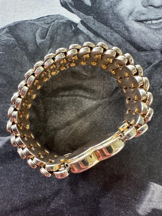 1940s Sweetheart Expansion Bracelet Pitman Keeler Signed Vintage