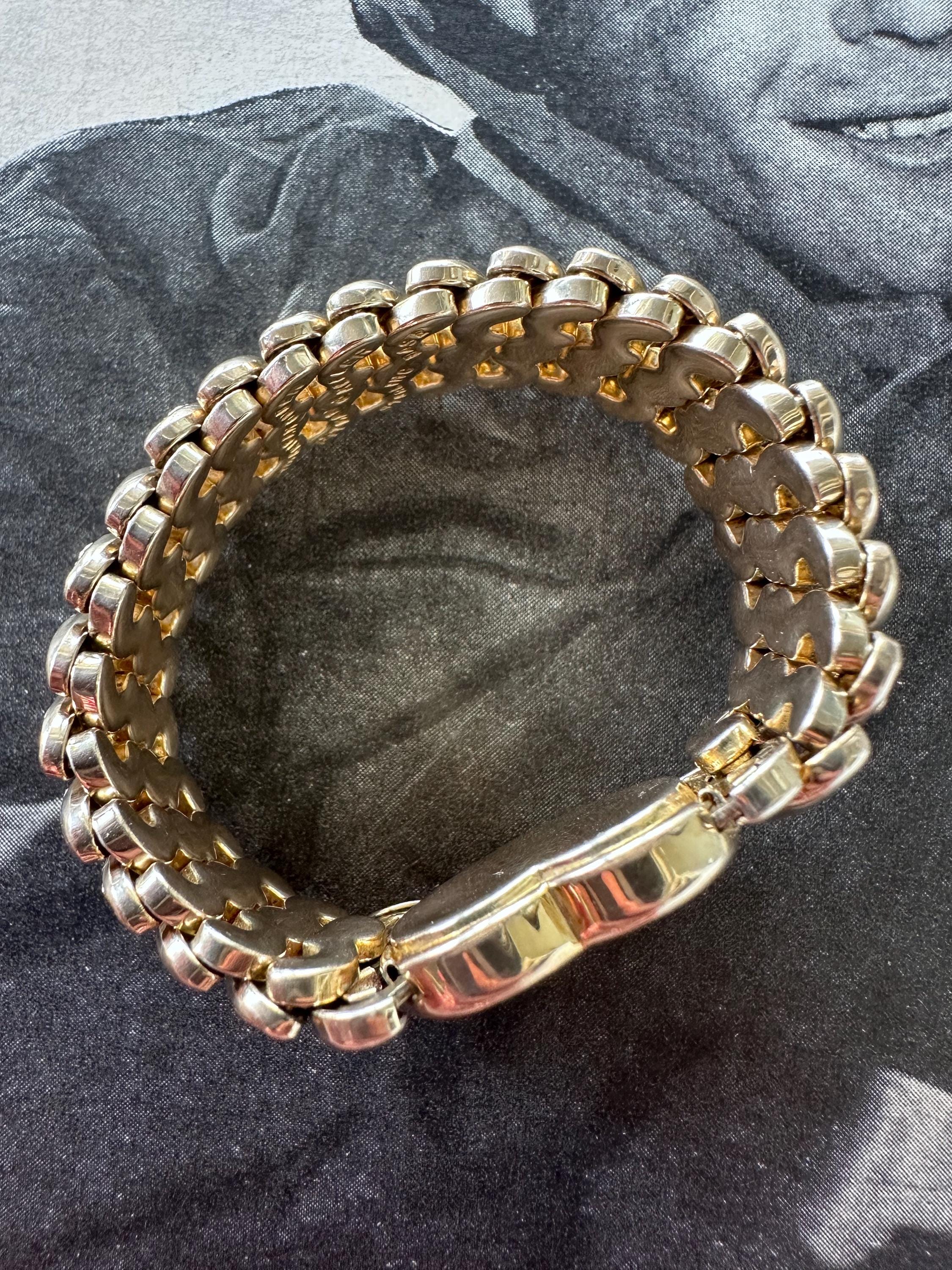 1940s Sweetheart Expansion Bracelet Pitman Keeler Signed Vintage