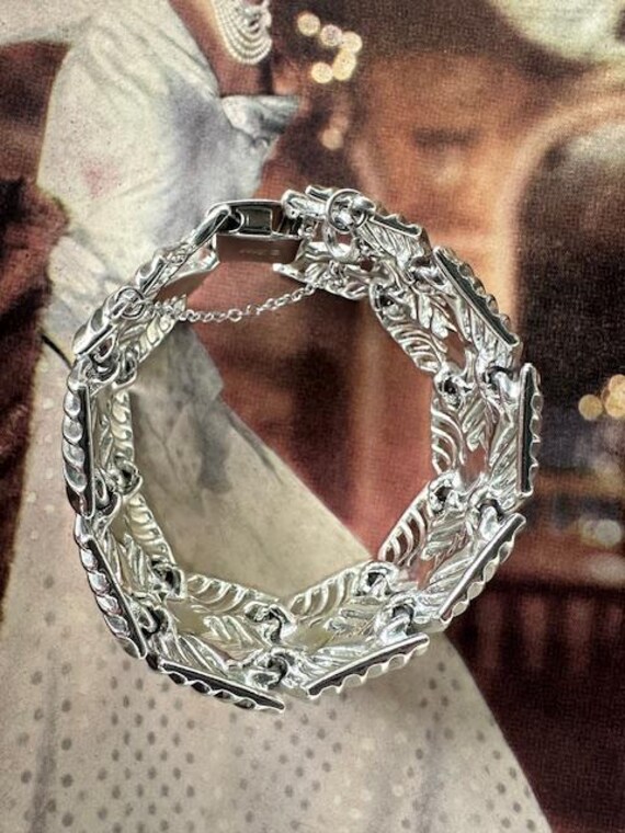 Bracelet Coro Vintage Années 1950 - Style Rétro Glamour - Signé - Occasion - Bijou Collection