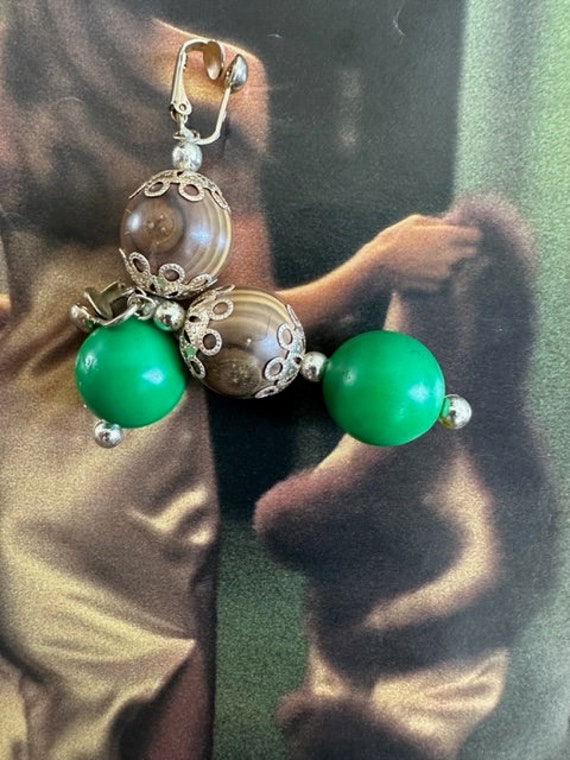 60s Authentic Gum Ball Dangle Earrings. 60s Dangl… - image 4