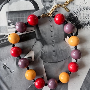 Ysl Beaded Necklace - Etsy