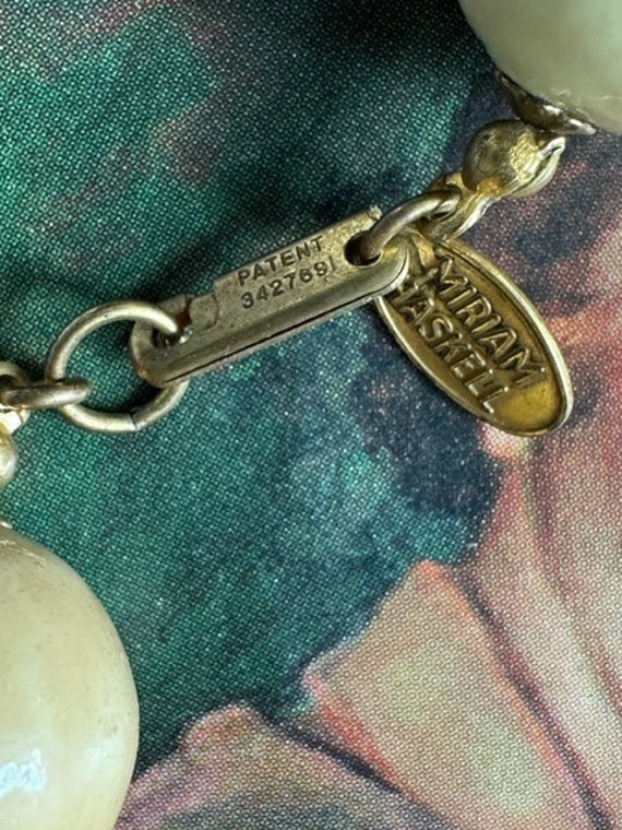 1970s Miriam Haskell Signed Vintage Chunky Beaded… - image 3