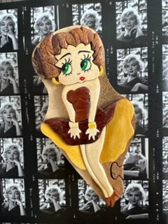 Betty Boop Wooden Jewelry Box, Betty Boop Trinket Box… - Gem