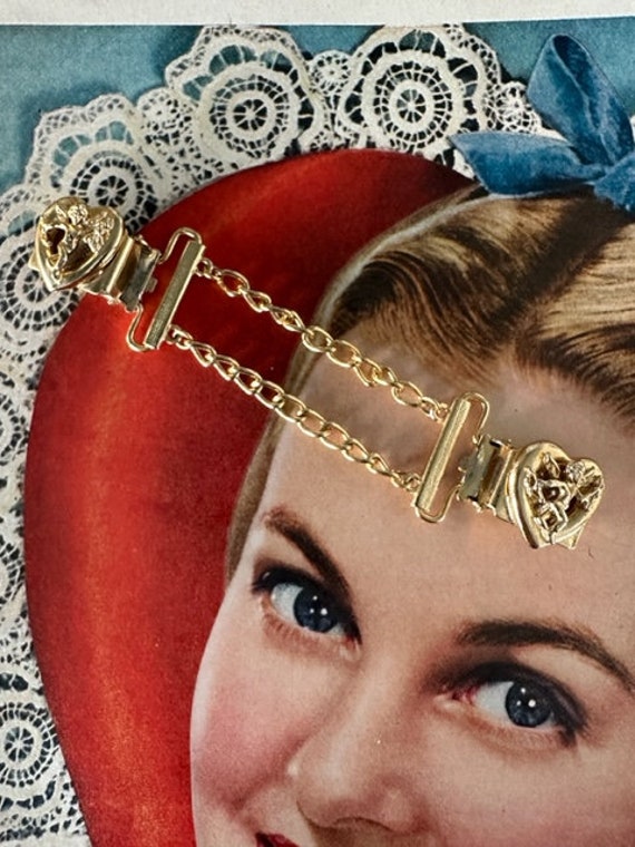 50s Sweater Clip. 50s Cupid Jewelry, 50s Gold Cup… - image 10