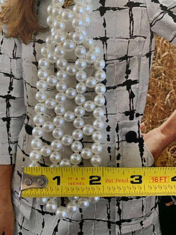 Pearl Necktie Choker, Pearl Necklaces, Unique Pea… - image 8