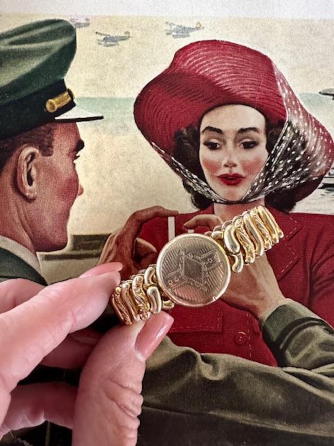 Sweetheart Expansion Bracelet Gold Filled American Queen Pitman