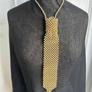 beaded necktie necklace