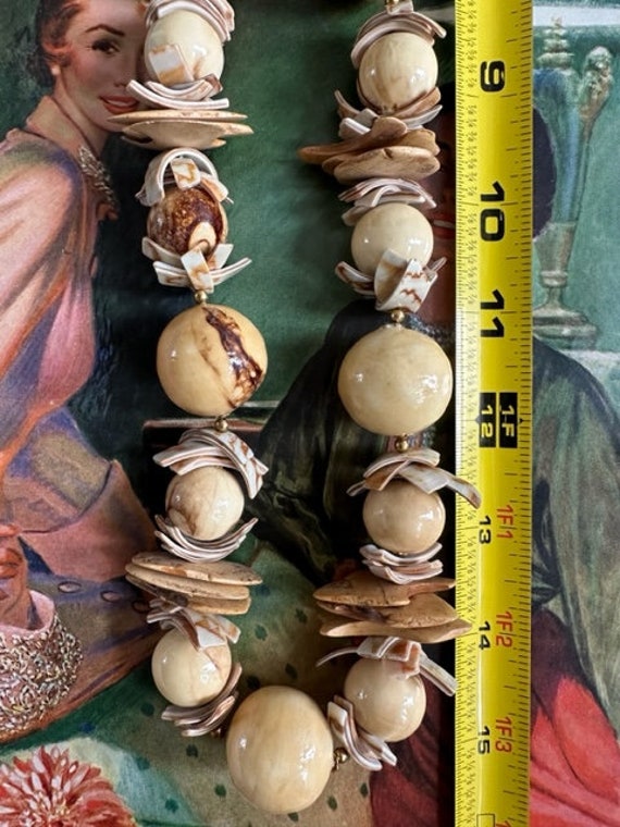 1970s Miriam Haskell Signed Vintage Chunky Beaded… - image 7