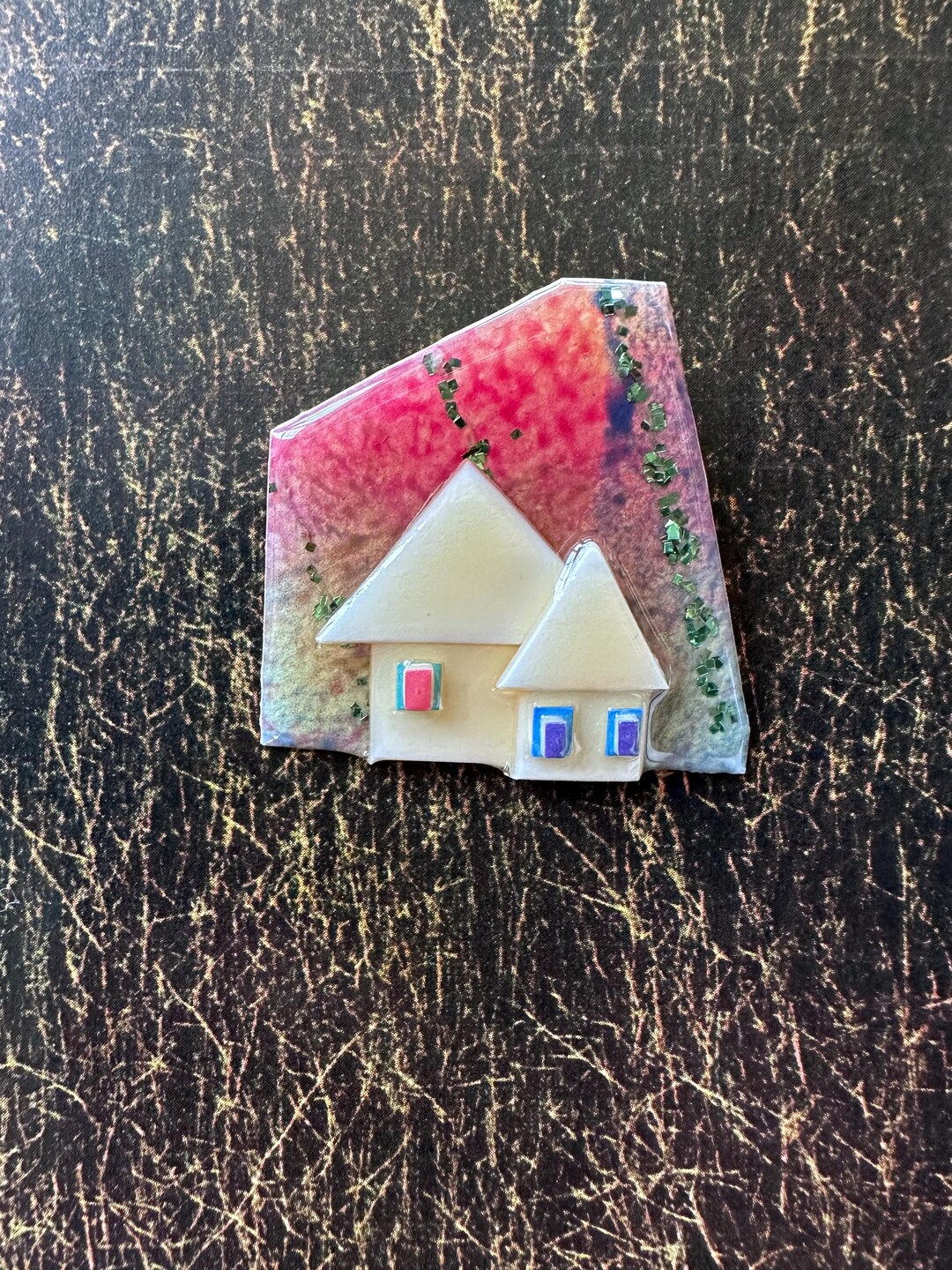 1990s House Pins by Lucinda Signed Vintage Brooch Two Houses - Realtor ...