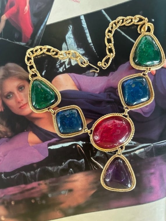 1990s Kenneth Jay Lane Signed for Avon Chunky Jew… - image 1