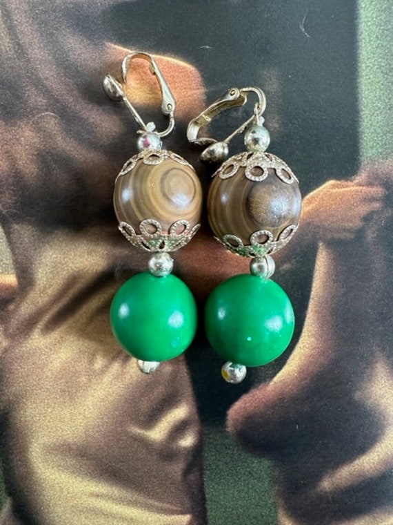 60s Authentic Gum Ball Dangle Earrings. 60s Dangl… - image 10