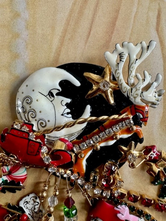 Lunch at the Ritz Santa Christmas Pin/Pendant, LA… - image 3