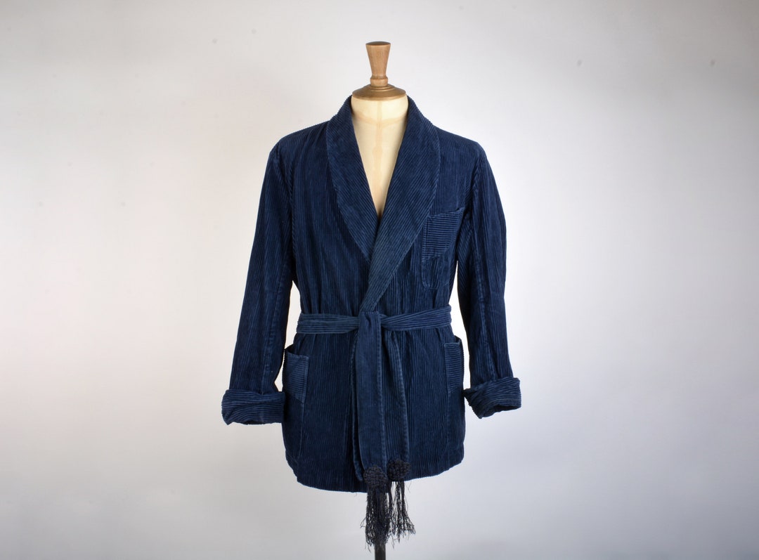 Vintage French Dressing Gown Corduroy by Jones Circa 1950 Etsy